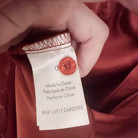 WeWoreWhat x Danielle Bernstein Puff Sleeve Roses & Daisies Mini Dress Red - Picture 5 of 9